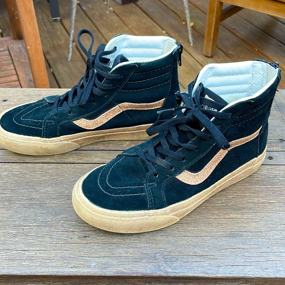 Vans glitter high tops